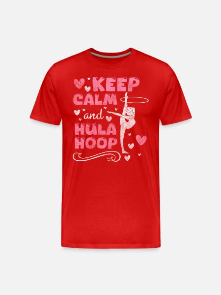 Hullern Trend Abnehmen Spaß - Männer Premium Bio T-Shirt - Rot