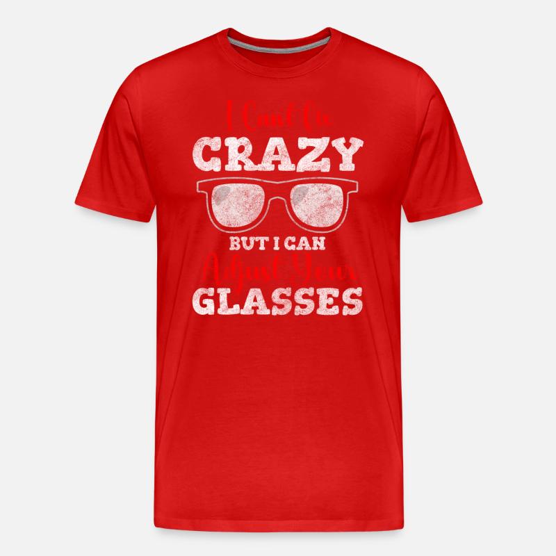 Visual aid spectacle snake - Men's Premium Organic T-Shirt - red