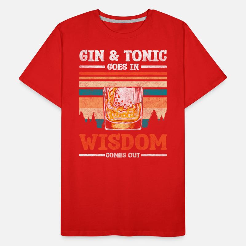 drinks genuss longsdrinks Männer Premium Bio T-Shirt
