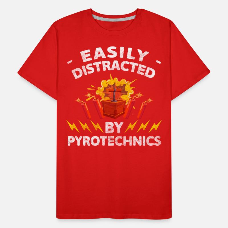 Pyrotechnics Banger Highlight Men's Premium Organic T-Shirt