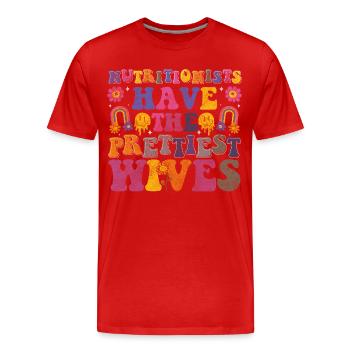 Aide en nutrition Figurine Dream Cook - T-shirt bio Premium Homme - rouge - Devant - Damien (186cm)