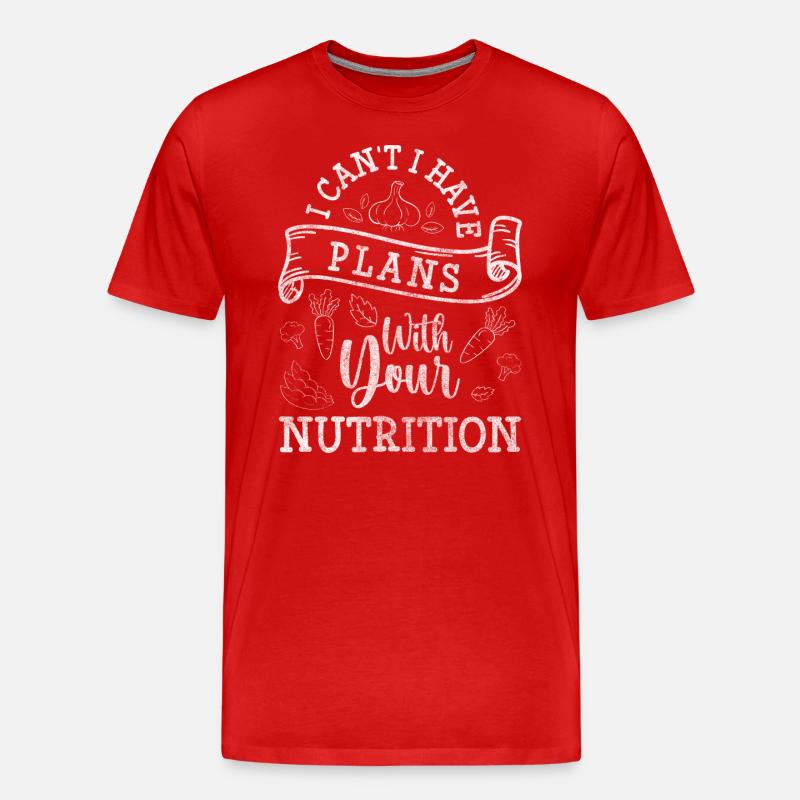 Ernährung Job Lecker Fleisch - Männer Premium Bio T-Shirt - Rot