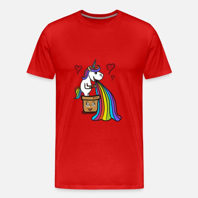 Mr. Cacaful - Männer Premium Bio T-Shirt - Rot