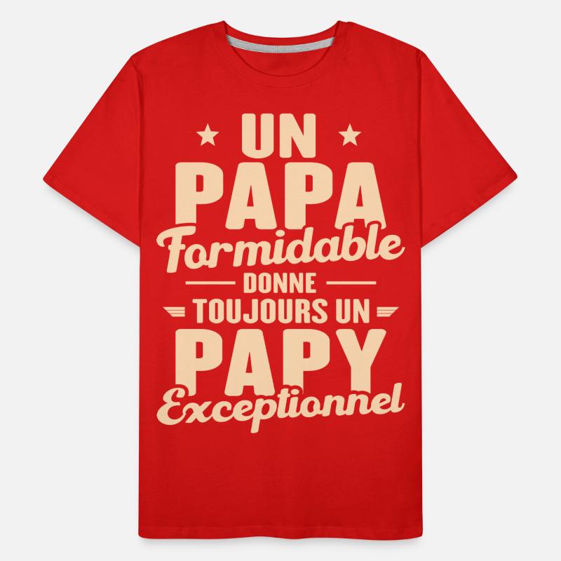 Papa Formidable - Papy Exceptionnel T-shirt bio Premium Homme