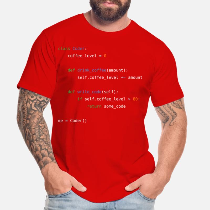 Coder Men's Premium Organic T-Shirt