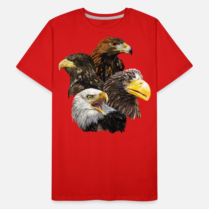 Pigargos et Eagle T-shirt bio Premium Homme