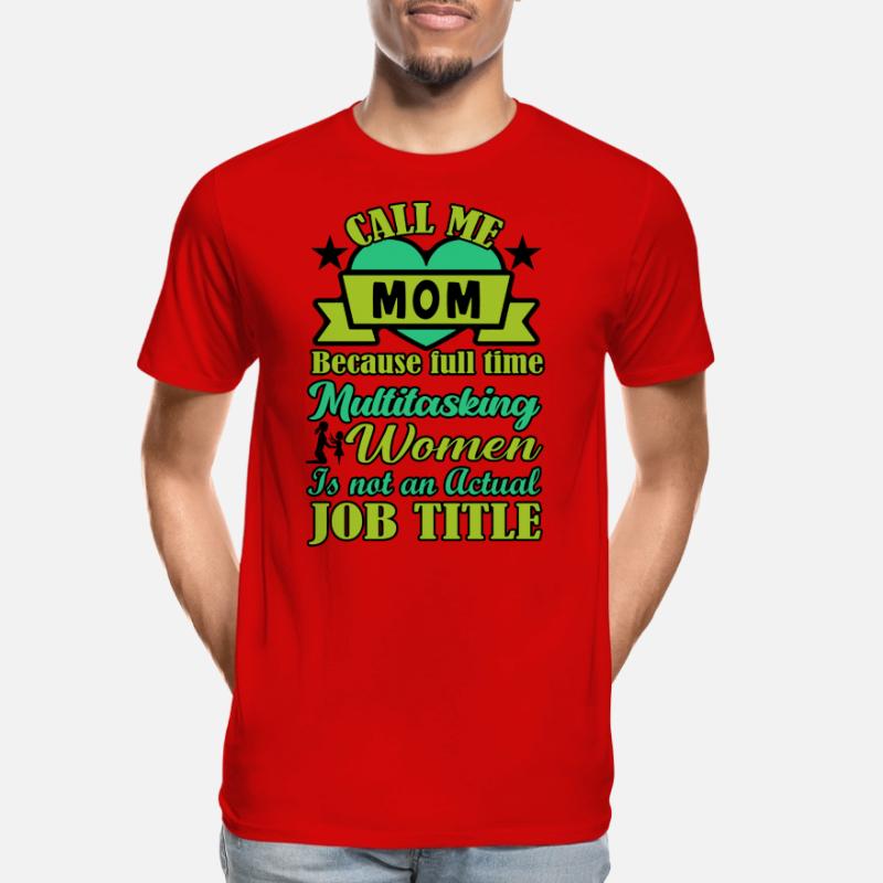Mutter Multitasking Männer Premium Bio T-Shirt