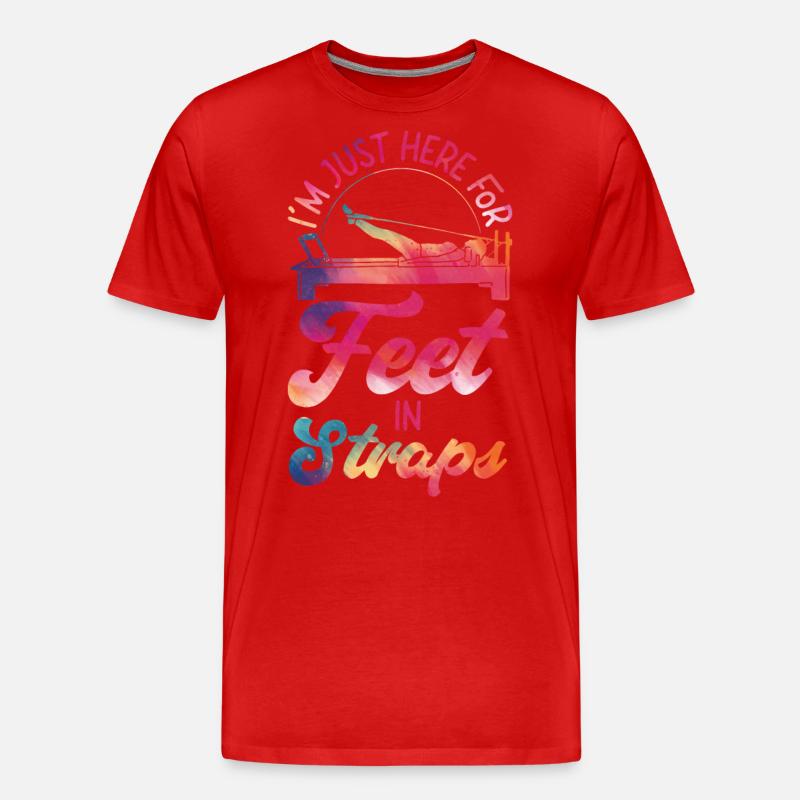 Pilates Instructor Teacher - Männer Premium Bio T-Shirt - Rot