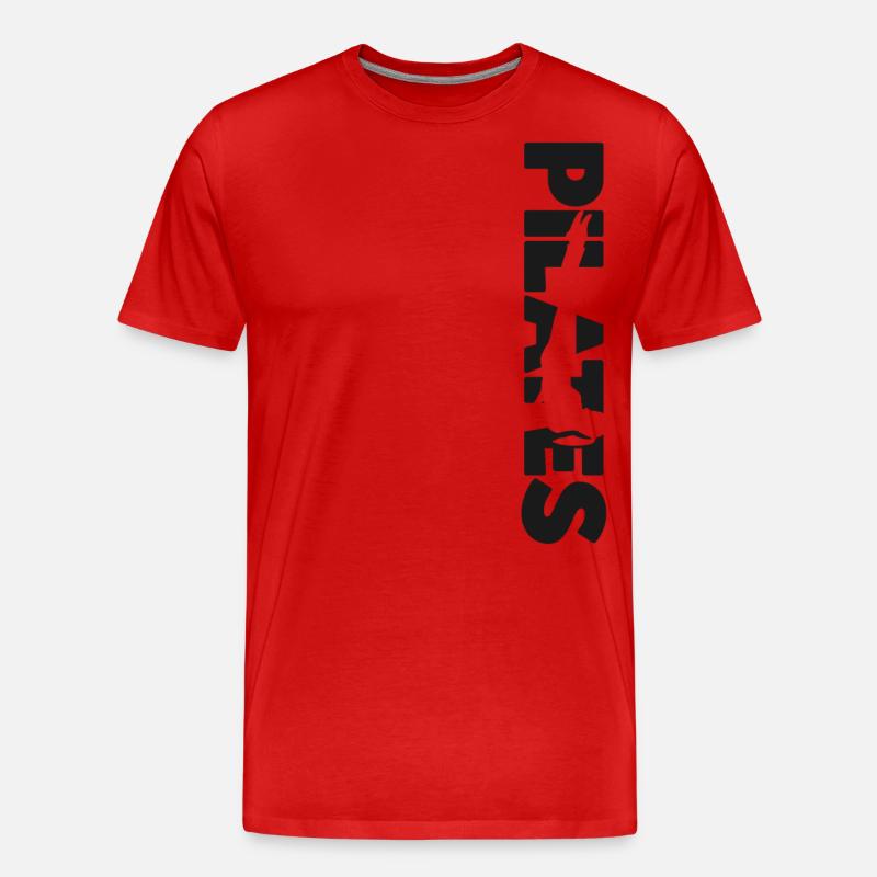 Pilates Instructor Teacher Pilates - Männer Premium Bio T-Shirt - Rot