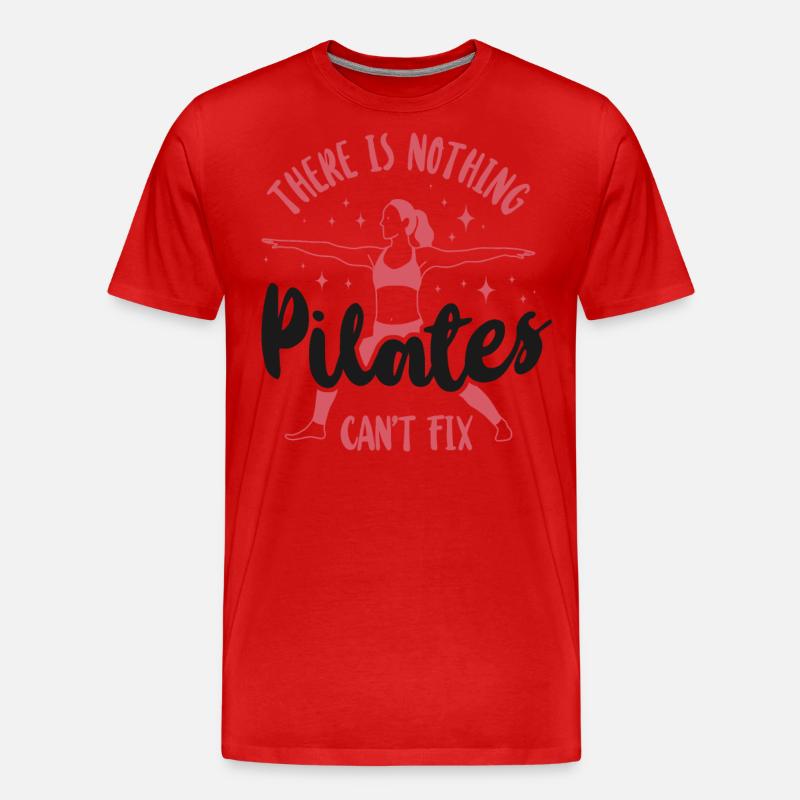 Pilates Instructor Teacher There - Männer Premium Bio T-Shirt - Rot