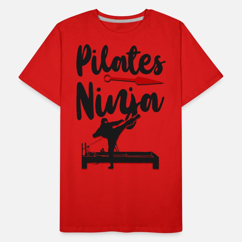 Instructeur de Pilates Professeur Ninja T-shirt bio Premium Homme