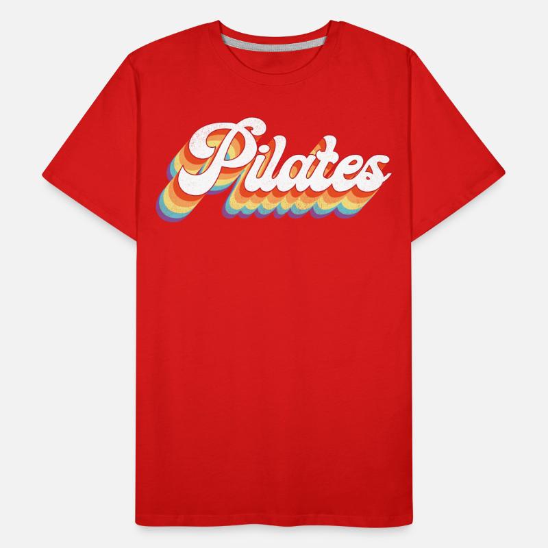 Instructeur de Pilates Professeur Rétro T-shirt bio Premium Homme