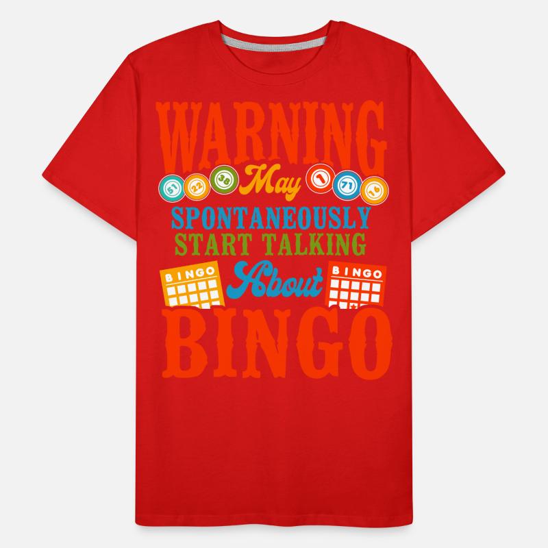 Bingo Player Warning May Männer Premium Bio T-Shirt