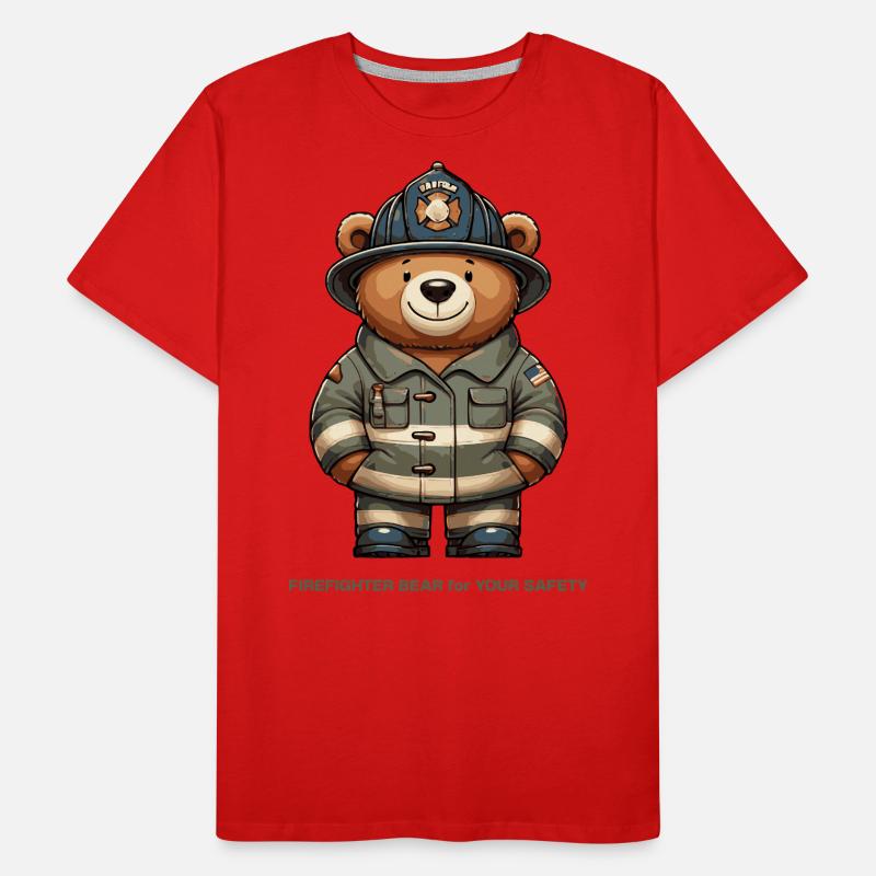 Fire Brigade Bär 2 Men's Premium Organic T-Shirt