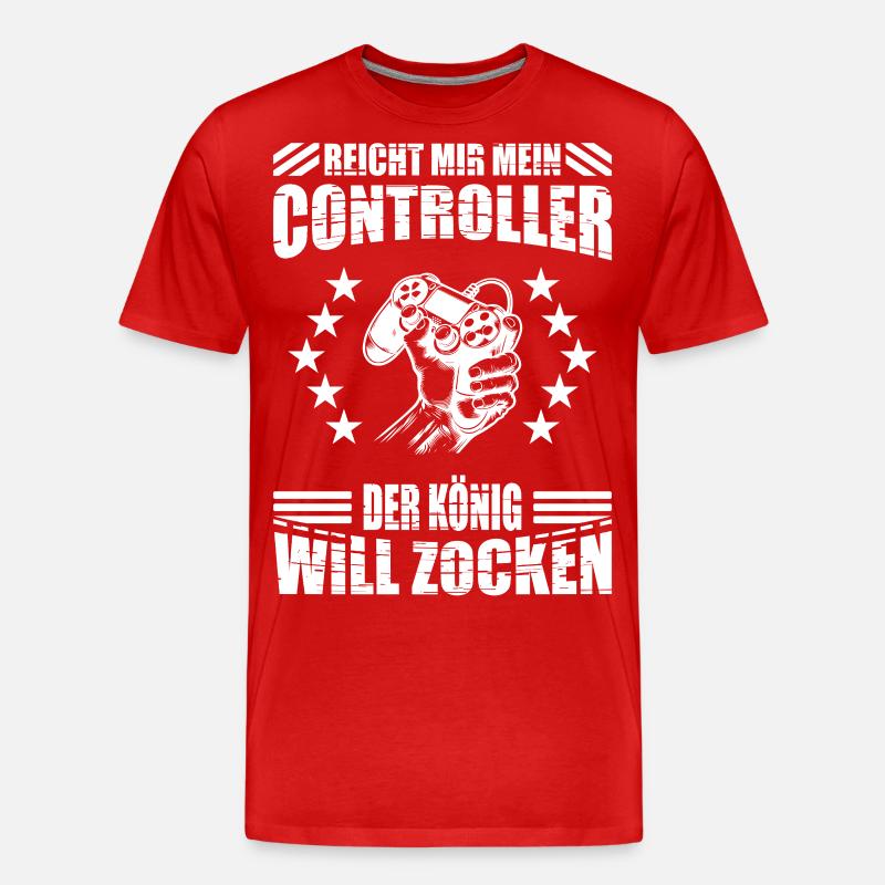 Ma manette me suffit - T-shirt bio Premium Homme - rouge