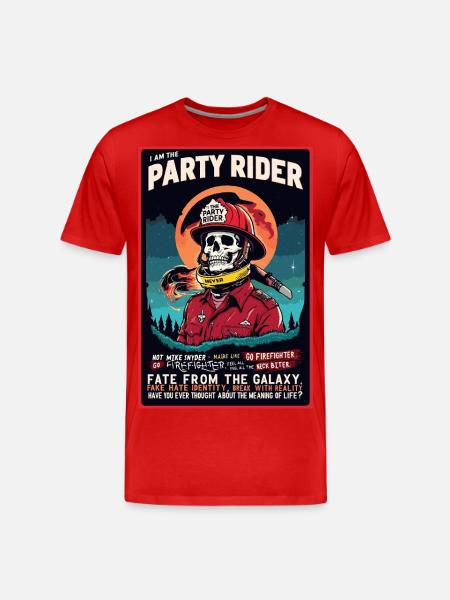 CAVALIER FESTIF - T-shirt bio Premium Homme - rouge
