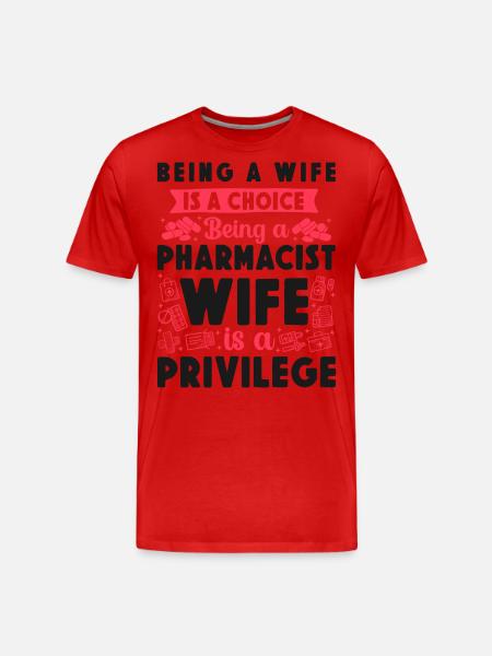 Pharmacy Tech Technician - Männer Premium Bio T-Shirt - Rot