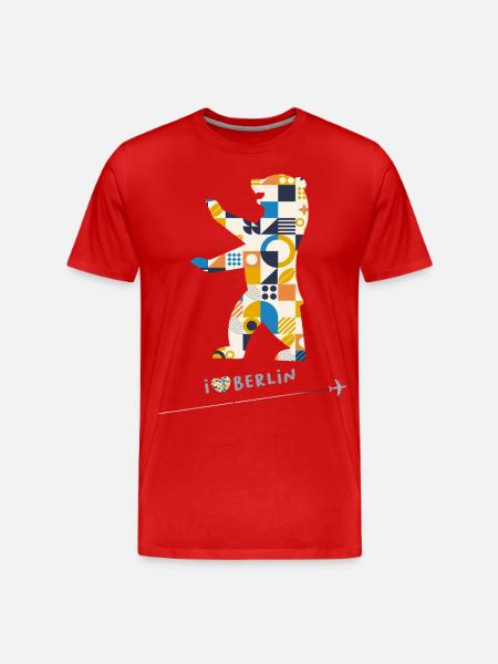 Berlin Ours Berlin - T-shirt bio Premium Homme - rouge