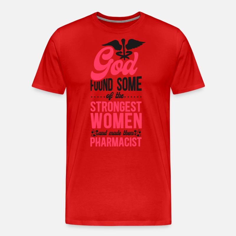 Pharmacy Tech Technician - Männer Premium Bio T-Shirt - Rot