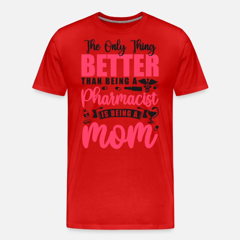 Pharmacy Tech Technician - Männer Premium Bio T-Shirt - Rot