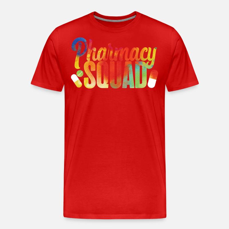 Pharmacy Tech Technician - Männer Premium Bio T-Shirt - Rot