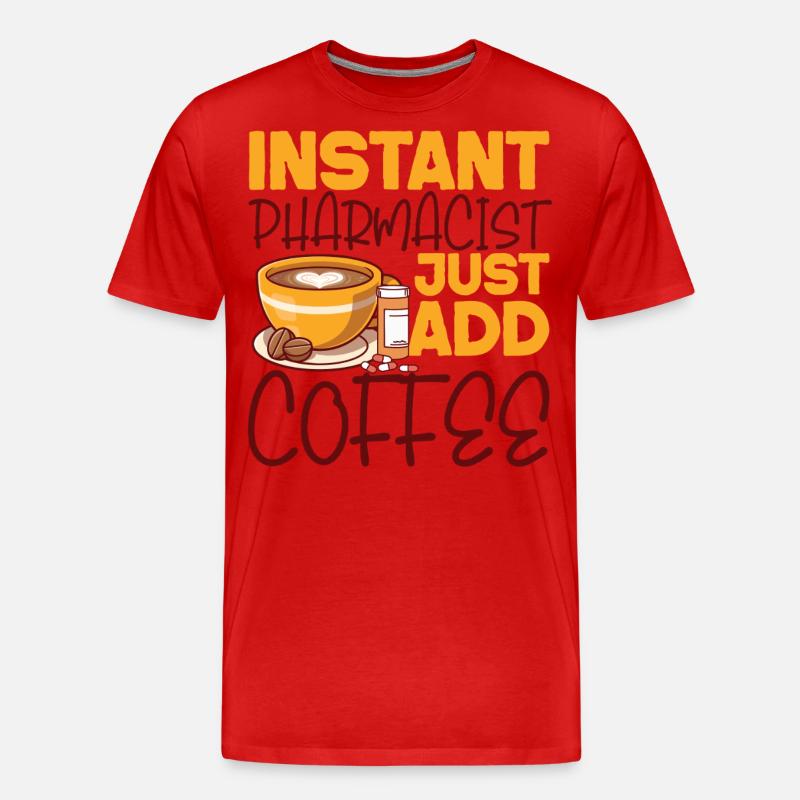 Pharmacy Tech Technician - Männer Premium Bio T-Shirt - Rot