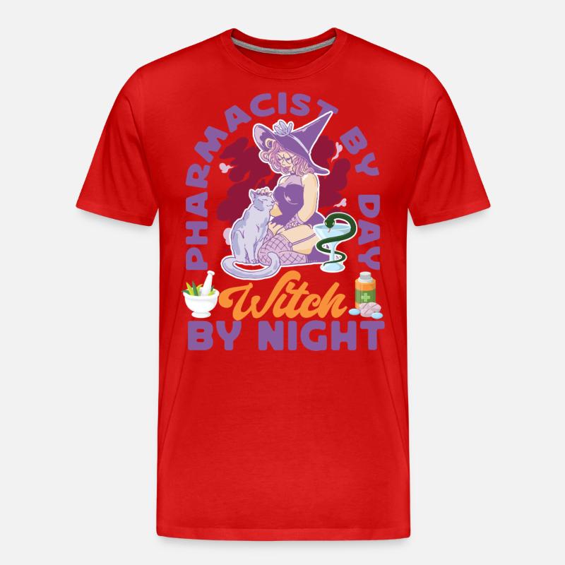 Pharmacy Tech Technician - Männer Premium Bio T-Shirt - Rot