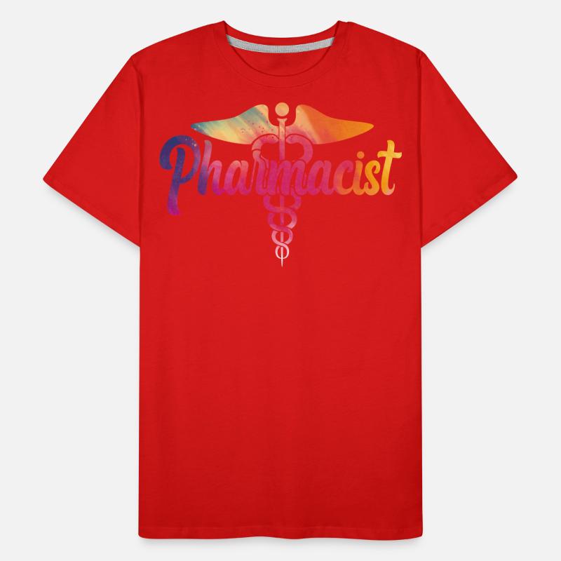 Pharmacy Tech Technician Männer Premium Bio T-Shirt