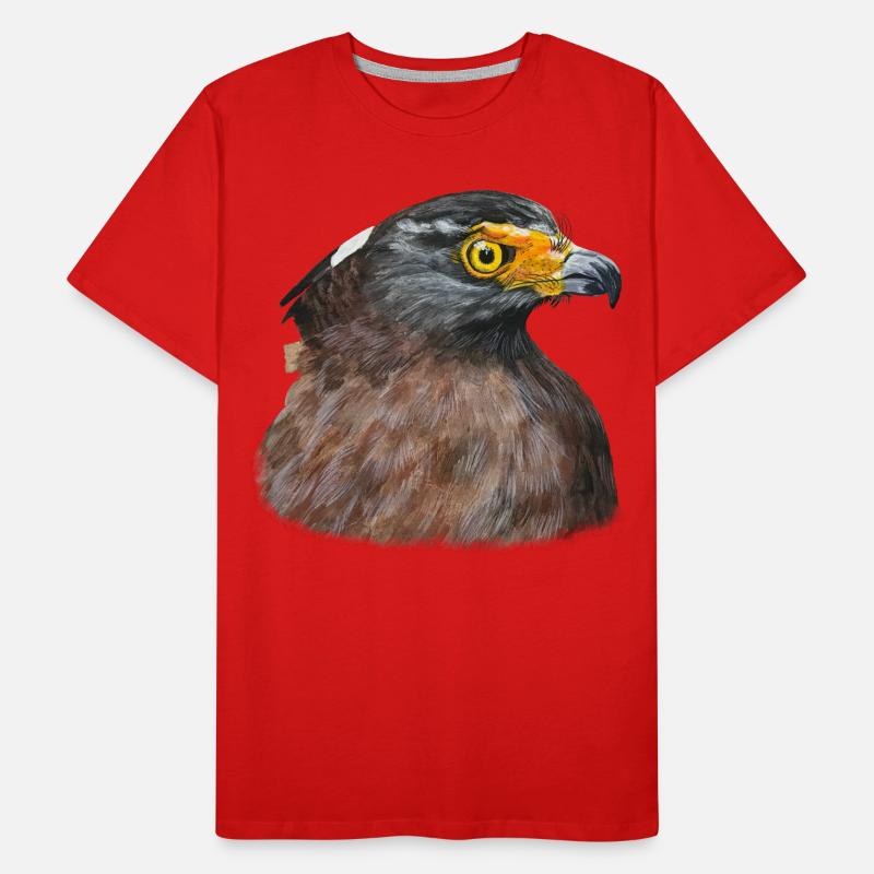 Buse du désert Buse Oiseau de proie Oiseau de proie T-shirt bio Premium Homme