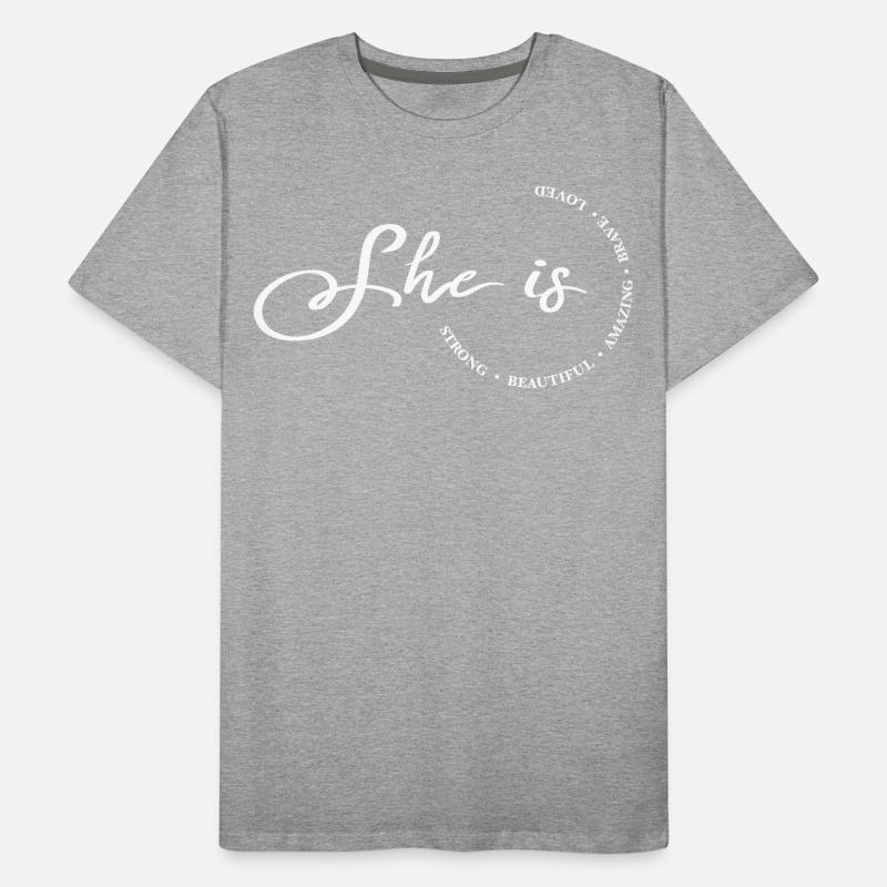 Spruch Statement Frau Mädchen Geschenk Idee Männer Premium Bio T-Shirt