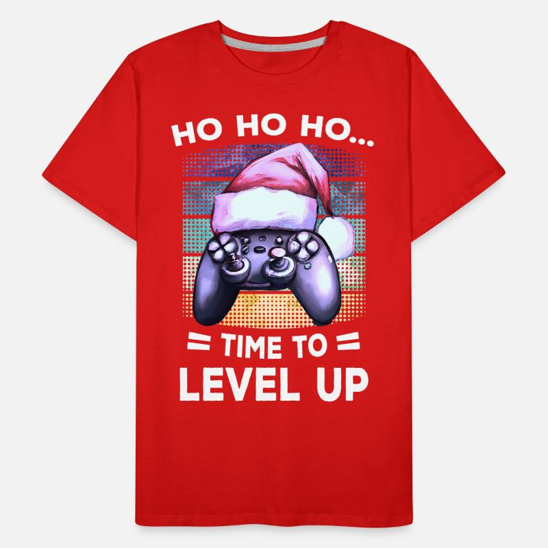 Christmas Game Controller Gamblers Gift Men's Premium Organic T-Shirt