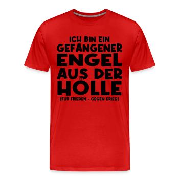 Gefallener Engel aus der Hölle - Männer Premium Bio T-Shirt - Rot - Vorne - Damien (186cm)
