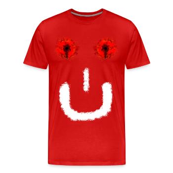 (҂'_´) Mad Cosplay - Men's Premium Organic T-Shirt - red - Front - Damien (186cm)