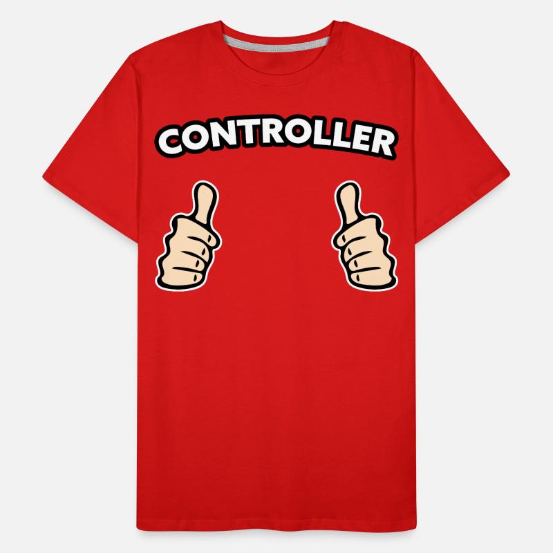 Controller Controlling Geschenkidee Männer Premium Bio T-Shirt
