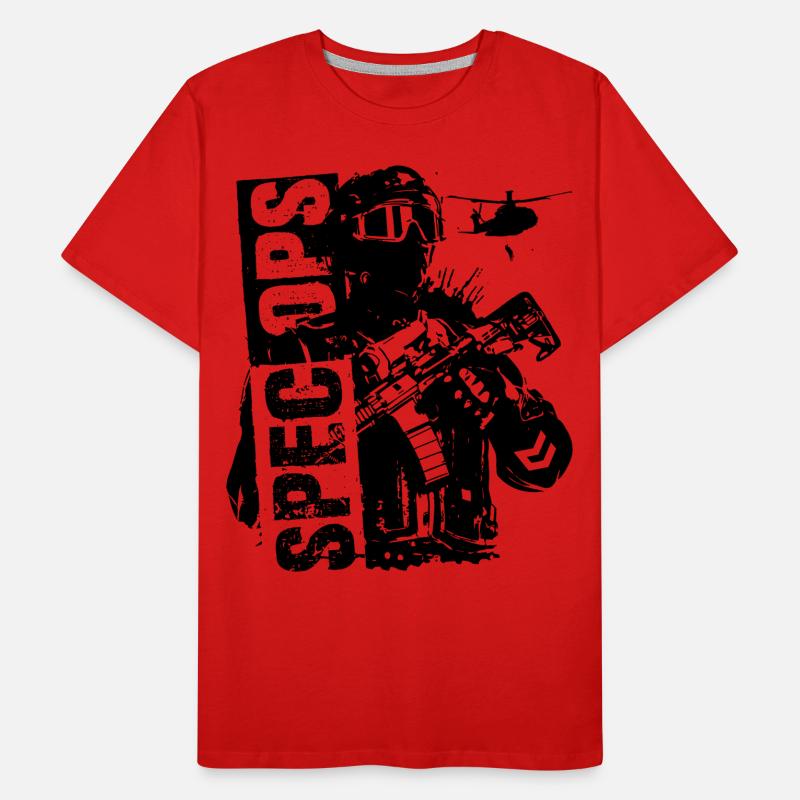 Spec Ops Black Männer Premium Bio T-Shirt