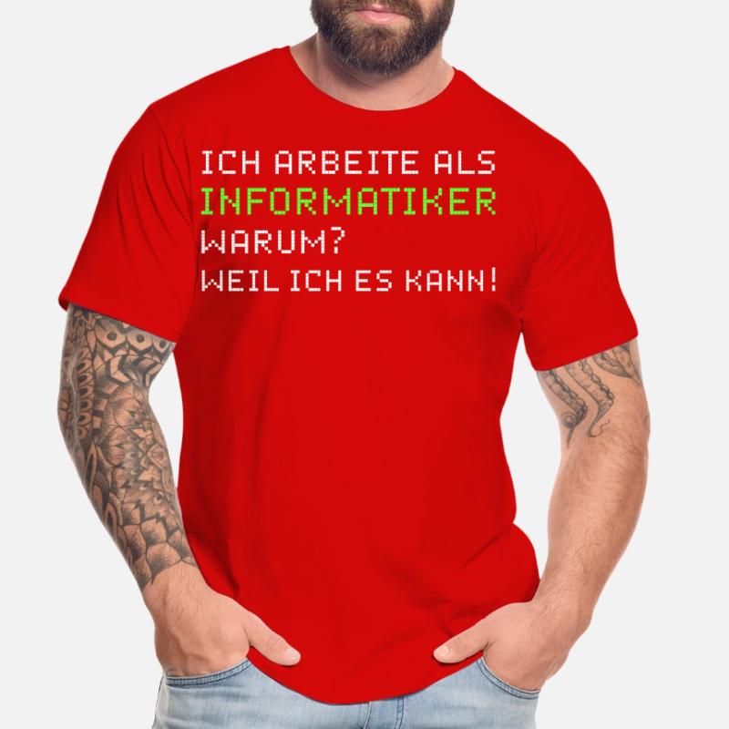 Informatiker Informatik Programmierer Männer Premium Bio T-Shirt