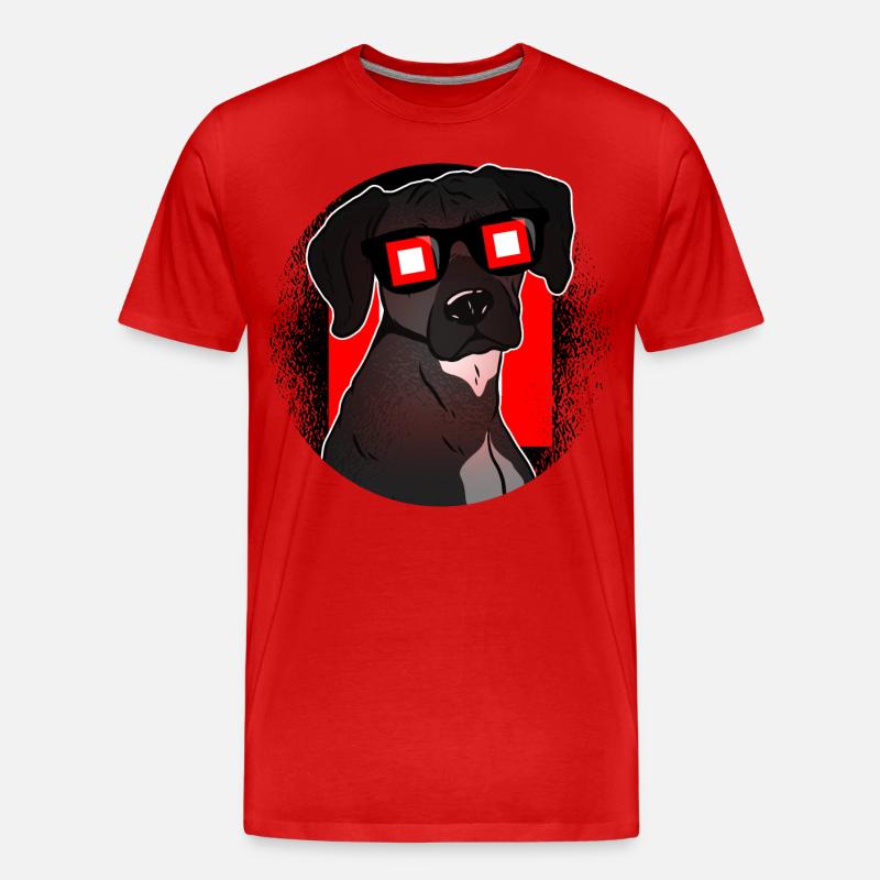Baster - Männer Premium Bio T-Shirt - Rot