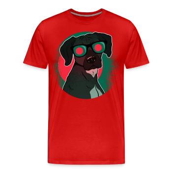 Bangladesh - Men's Premium Organic T-Shirt - red - Front - Damien (186cm)
