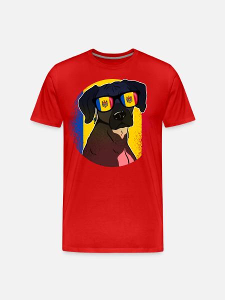 Moldova - Men's Premium Organic T-Shirt - red