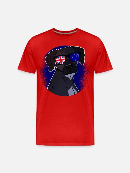Nouvelle Zélande - T-shirt bio Premium Homme - rouge