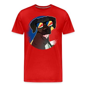 Seychellen - Männer Premium Bio T-Shirt - Rot - Vorne - Damien (186cm)