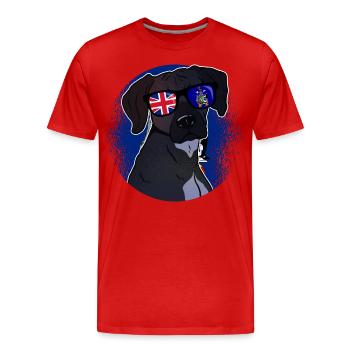 South Georgia and the South Sandwich Islands - Men's Premium Organic T-Shirt - red - Front - Damien (186cm)