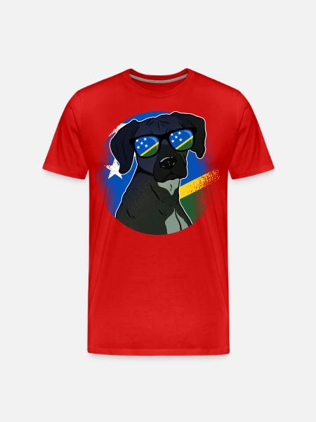 Solomon Islands - Men's Premium Organic T-Shirt - red