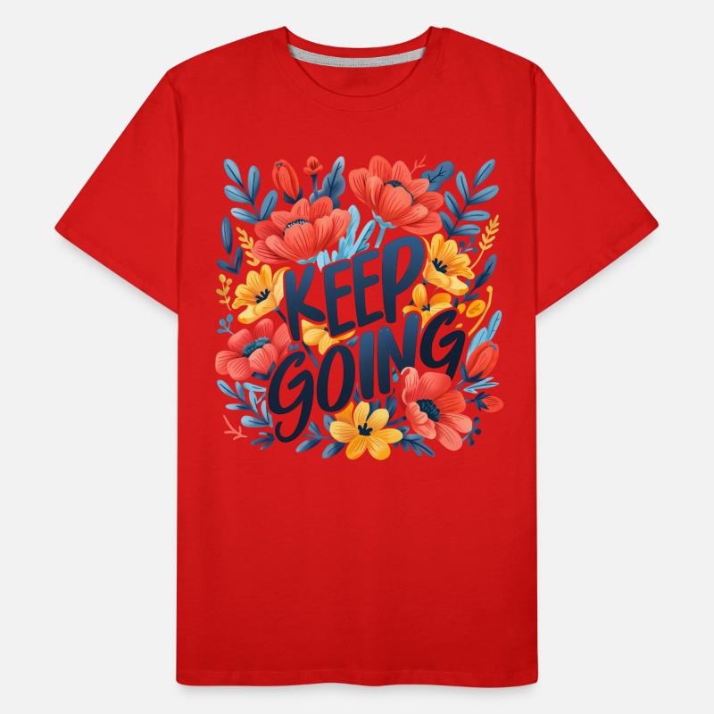 keep going Männer Premium Bio T-Shirt