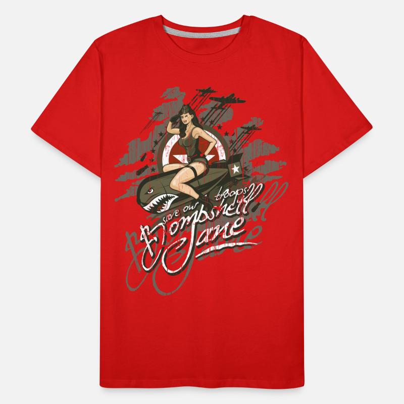 bombshell_jane Men's Premium Organic T-Shirt