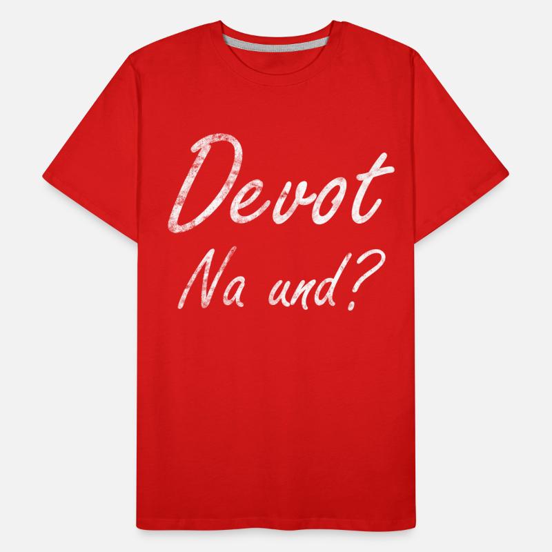 Devot na and Submissive Devotion Slave BDSM Men's Premium Organic T-Shirt