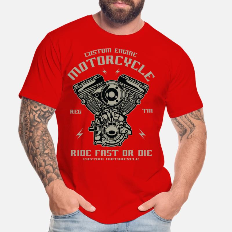 Motorcycle engine conversion Chopper Custom Engine Men's Premium Organic T-Shirt
