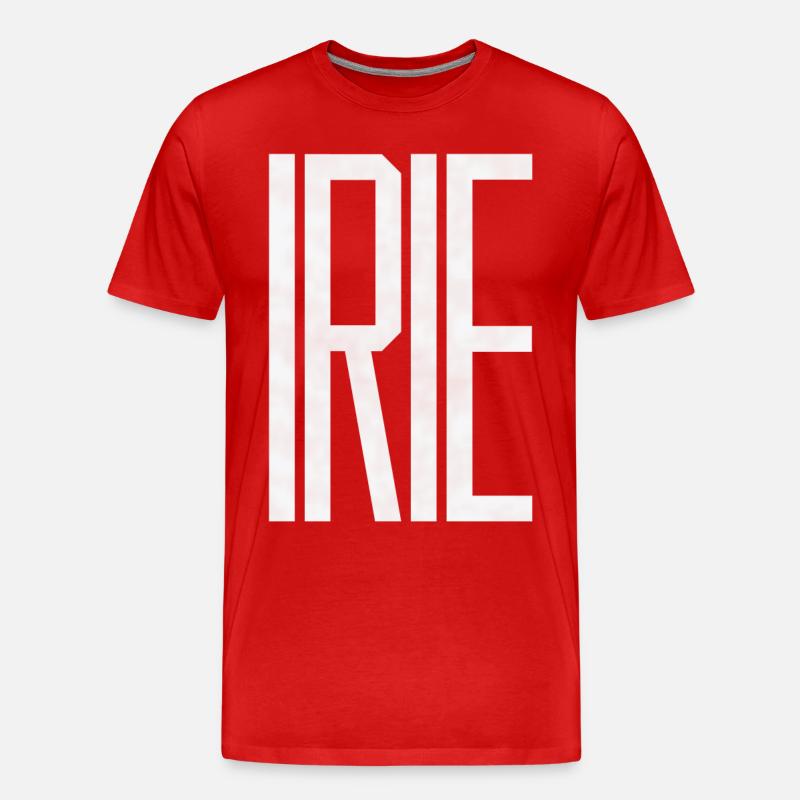 IRIE (Light Label) - Männer Premium Bio T-Shirt - Rot