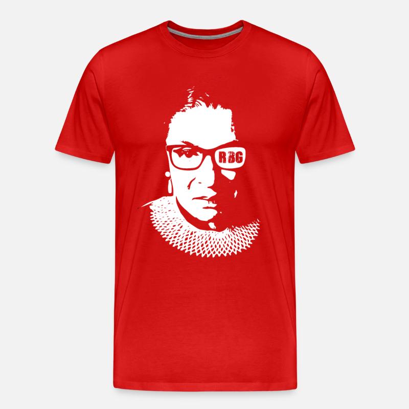 Drôle Ruth Bader Ginsberg - T-shirt bio Premium Homme - rouge