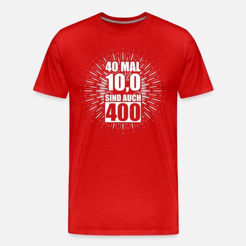 Luftgewehr Schießen Druckluftwaffe - Männer Premium Bio T-Shirt - Rot